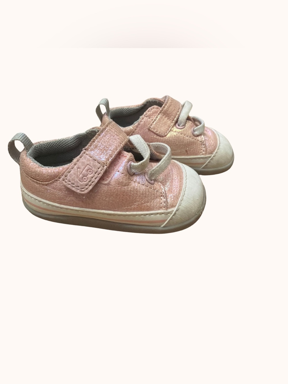 See Kai Run Pink Shimmer Toddler Sneakers